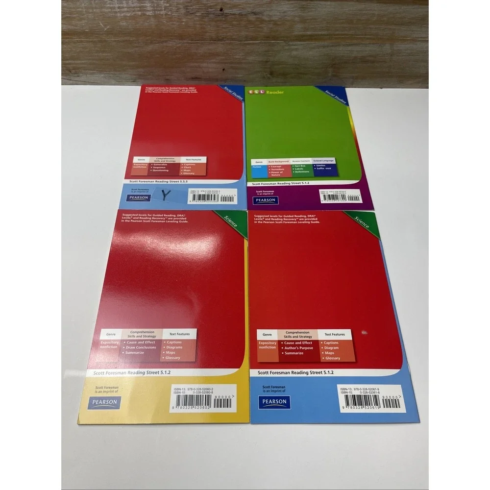 Scott Foresman Reading Street – Grade 5 Lot – 2 Science + 8 Social Studies
